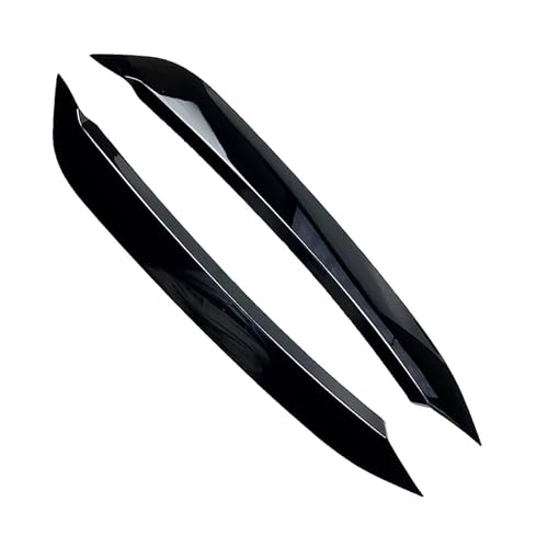Cache-paupières Polo MK6 2019-2022 noir laqué garniture sourcil phare voiture