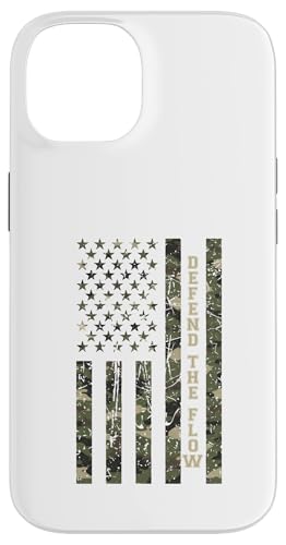 Defend the Flow American Flag Camouflage Patriotic USA �X�}�z�P�[�X iPhone 14 �p