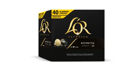 L'Or Espresso Café – 40 Kapseln Ristretto Intensität 11 – kompatibel mit  Nespresso® : Amazon.de: Lebensmittel \u0026 Getränke