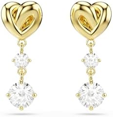 Swarovski Lifelong Collezione, Taglio rotondo, Cuore, Bianco, Pla...