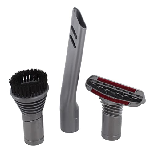 32 mm Non-Original Dyson-Compatible DC14 Steel Stair Tool/Round Dusting Brush and Crevice Tool Accessory Kit
