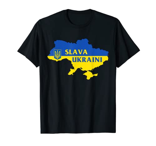 Slava Ukraini Glory to Ukraine shirt Support Ukrainian Flag T-Shirt