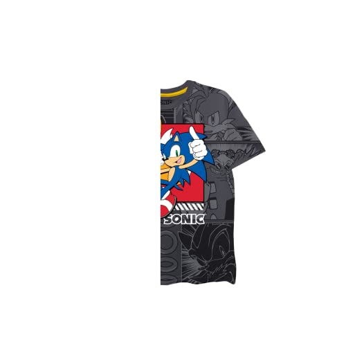 FREEZE Sonic The Hedgehog Boys Short Sleeve T-Shirt - All Over Print Design Sonic Tee4