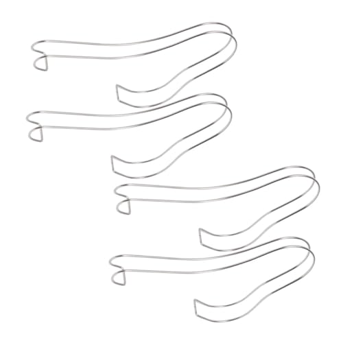 Ciieeo 4Pcs Stainless Steel Shoe Support Holders for Sandals High Heels Display Stand Rack for Shoe Store Stable Design for Shelf Closet Organization