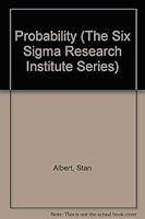 Probability (The Six Sigma Research Institute Series) 0201634090 Book Cover