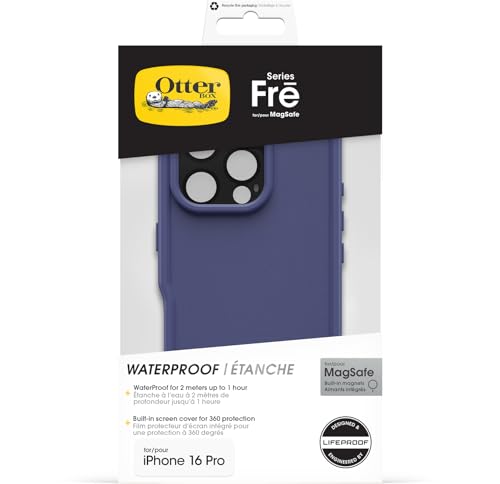 Coque étanche iPhone 16 Pro Otterbox Frē Mauve avec MagSafe - 6