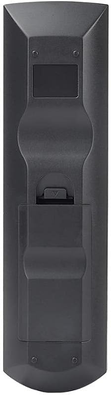 Atpakaļ view of the Generic replacement remote control for Hitachi TVs.