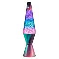 Lava® Lamp - 14.5" Polar Glimmer - The Original Motion Light - Silver Glitter, Multicolor Base and Globe - Item #2048 (Amazon Exclusive)