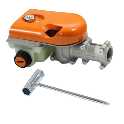 MeevrgR Caja de engranajes para sierra de poste compatible con modelos HT73, HT75, HT100, HT130, HT131, HT250, KM90, KM110, KM130 y FS85, paso de 38, 6 dientes, incluye llave