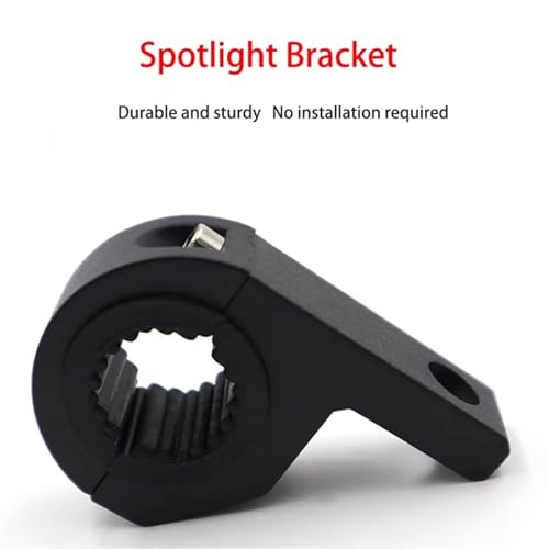 Kit de abrazaderas para barra luces motocicleta ideal para rutas nocturnas de aventura 2