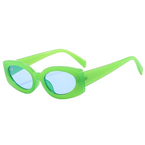 Lunettes de soleil protection UV400 oeil de chat verres ovales contre l'éblouissement