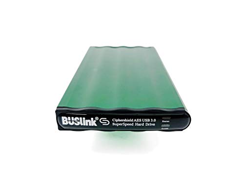 Image of BUSlink CipherShield DSE-1TSDG1 1TB SSD Mode 0 Encrypted Slim Drive - 256-bit AES Hardware Encryption, FIPS 140-2, USB 3.0, Bus-Powered, HIPAA, HITECH, FERPA, TAA-Compliant