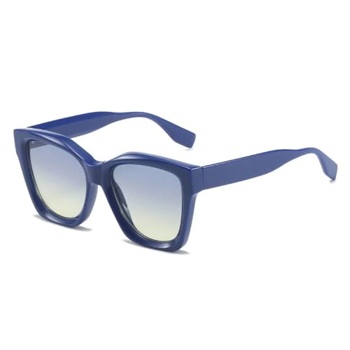Fashion Women Polygon Gradient Sunglasses Uv400 Vintage Trending Men