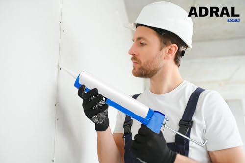 Image of Super Value 9-Inch Caulking Gun | 300g Lightweight | Sturdy Steel Body | Smooth Round Rod | 6:1 Thrust Ratio | For Acrylic, Latex & Silicone Sealants | Riveted End Caps | Hardened Plunger Bush