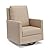Storkcraft Calabasas Upholstered Nursery Swivel Glider by Storkcraft