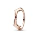 Produktbild Pandora Marvel Scarlet Hexenring aus Sterling-Silber 14 Karat rosévergoldete Metalllegierung und Kristall, Gr. 58, 182756C01-58