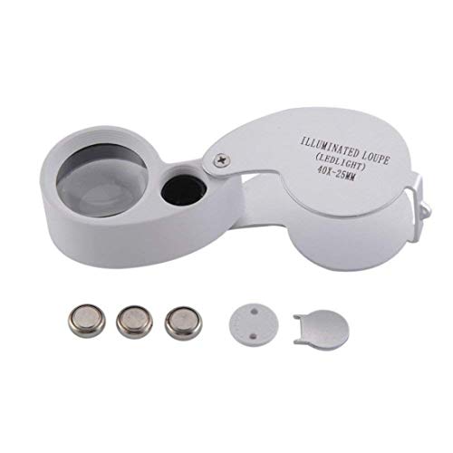 Image of DIY Crafts Pack of 1 Pc, Design No # 1, Mini Microscope Jewelers Eye Loupe Magnifier Magnifying Glass Loupe Glass Watch Repair Polycarbonate Loop (Pack of 1 Pc, Design No # 1)