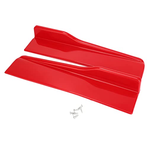 Alerón de parachoques de coche, 2 uds., faldón lateral de coche, divisor de difusor de alas universales antiarañazos para automóviles