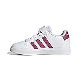 adidas gr 30 Weiche Zwischensohle adidas Grand Court 2.0 EL K Sneaker, FTWR White/Team real Magenta/FTWR White, 30 EU