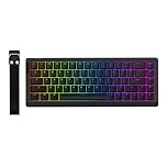 EPOMAKER HE68 Lite Tastiera da Gioco a Effetto Hall, 8k Polling & 128K Scan Rate, 0.01mm Adjustable Trigger, 0.125ms Latency, 5-Layer Sound-Dampened, Snap Key, SOCD, A-RGB, Wired (Nero)