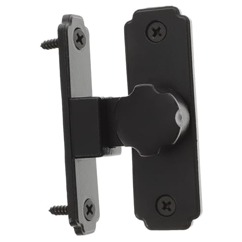 PENIKOKO 転可能ステンレス製推拉?? ドアラッチ 左右取付対応 で滑らかなエッジ 家用ドア引き戸ロック キッチン 浴室 収納扉に適用