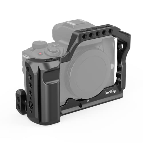 (Nueva Versión) SMALLRIG Cage para Canon M50 M50II y M5 con Placa Incorporada para Arca y Orificios Roscados de 1/4 y 3/8 - 2168C