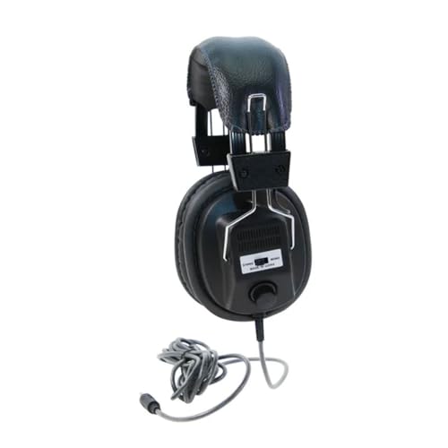 Image of Califone 3068AV Switchable Stereo /Mono Over-Ear Headphones, 3.5mm and Adapter Plug, Black