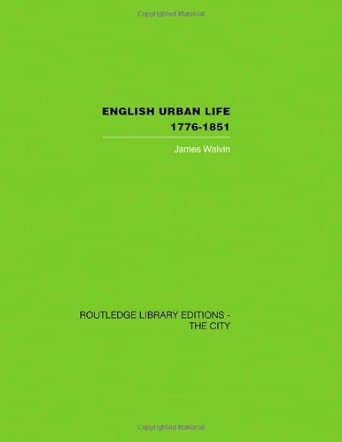 English Urban Life book cover