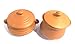 Combo Pack Line Handi L and Patili Handi L- 2Pc, Capacity-2200ML,Super Handi with Mitti Lid-1N, Capacity- 2000 ML Terracotta Clay Pot