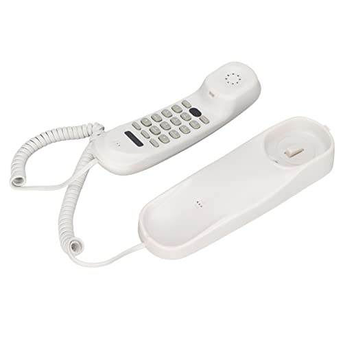 Teléfono fijo cableado de pared S-5A con funciones dual FSK DTMF miniatura 4