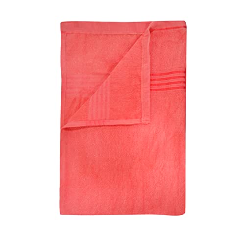 Image of Divine Casa 500 GSM Cotton Towel for Bath Large Size |Super Soft and Super Absorbent Bath Towels for Men & Women - Pack of 1 (140x70 CM, Ferrari Red)