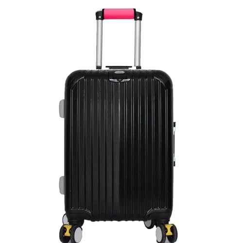 Image of Neoprene Luggage Handle Wraps for Traveling Bright Color Luggage Tags|Handle Wraps|Handle Covers (Pink 01)