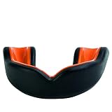 Oral Mart Jugend Sport Mudguard für Kinder (Schwarz/Orange)