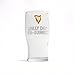 Guinness 20oz Tulip Pint Glass – “Lovely Day for a Glass | Official Merchandise Embossed Gold Harp – Classic Irish Barware