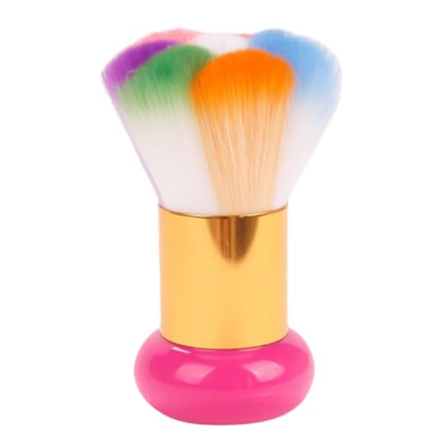 SMASOLO Cepillo De Manicura Multifuncional Para Limpieza De Polvo De Uñas, Pincel Pequeño Cerdas De Colores, Adecuado Para Arte De Uñas y Uso Profesional