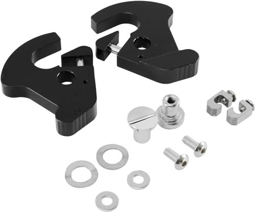 YHMOTO Sissy Bar Encosto Bagageiro Suporte de Trava de Ancoragem e Suporte de Montagem de Placa Late