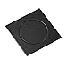Siphon de sol Carré mat noir noir drains poussez la désodorisation de la pop-up accessoires de salle de bain drain de plancher poussoir bouchon de vidange (Color : C)