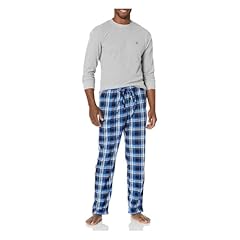 Grey Top With Blu/Blk Pants