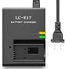 Cargador de batería LC-E17 LC-E17E compatible con Canon EOS RP R10 Rebel T7i | Cargador de batería inteligente para cámara para LP-E17 EOS Rebel T6s, SL3, SL2, EOS 77D, 200D, 250D, 750D, 760D, 800D, 850D 2