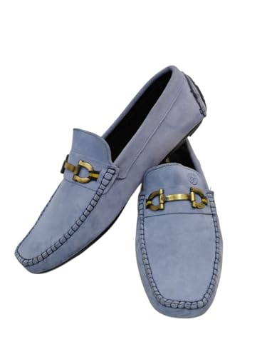 Image of BUZZBASK Men?s Synthetic Leather Loafers | Premium Soft Comfort Driving Shoes | Lightweight Casual Slip-On Moccasins for Office, Party, Anti-Skid Sole Stylish Formal Shoes