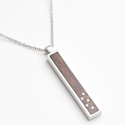 5th Year Anniversary Wood, Women Wooden Handmade Necklaces, 5th Year Traditional Anniversary2