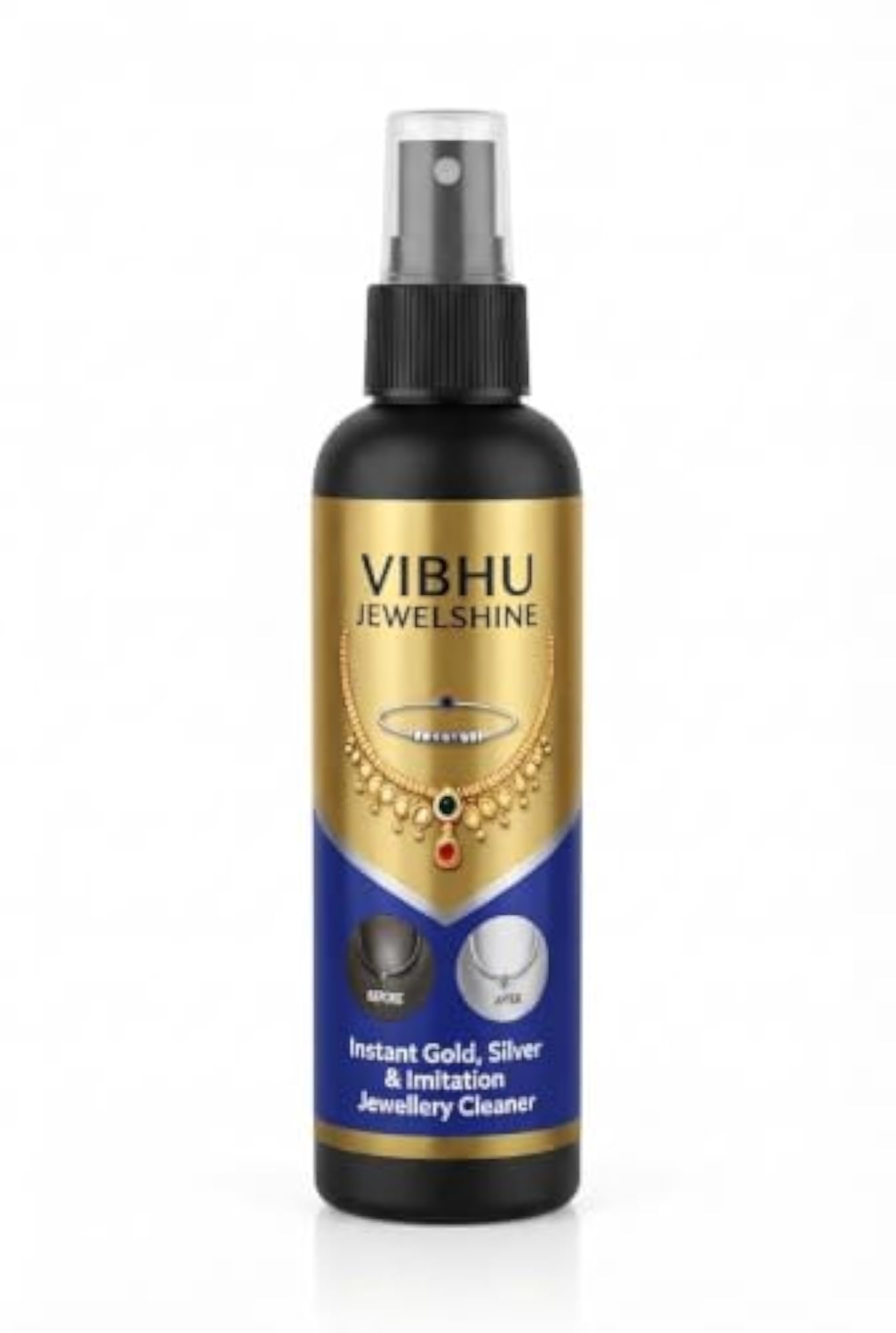 Vibhu Jewelshine Instant Jewellery Cleaner Spray, 200 ML