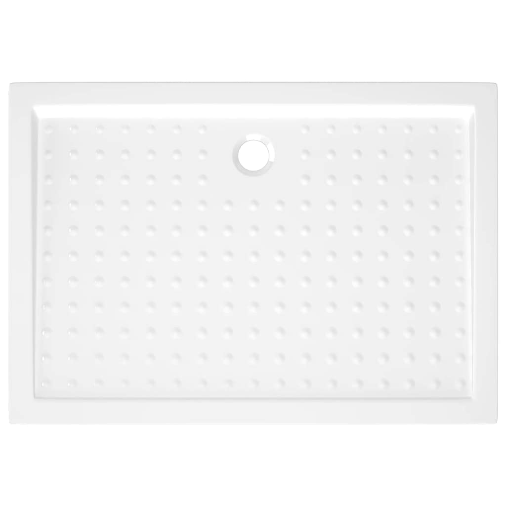 Genérico Plato de Ducha con Puntos ABS Blanco 70x100x4 cm,Bricolaje,Fontanería,Piezas y Herramientas para componentes de fontanería,Artículos de Ducha,Platos de ducha-148899