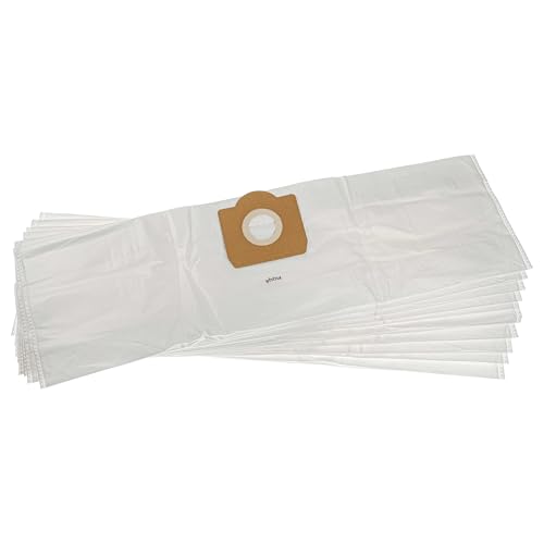 vhbw 10x sacs d'aspirateur, matière non tissée pour aspirateur Rowenta RU 630, RU 635, RU 635 Collector, Wet & Dry 19 L + 20 L Container