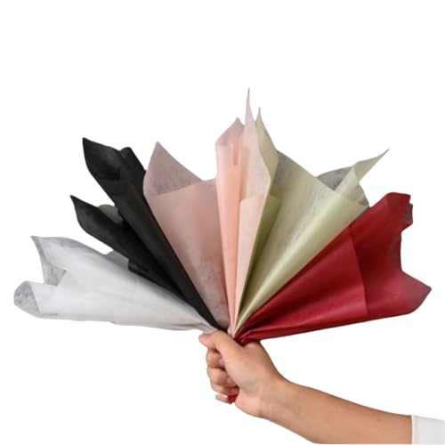 Papier d'emballage floral en coton coréen Xshelley | 240 feuilles plissées pour bouquets