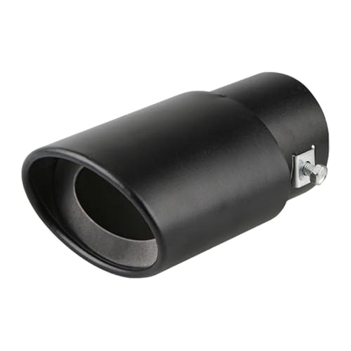 Silenciador de escape universal de aleación de aluminio para coche embellecedor trasero gris