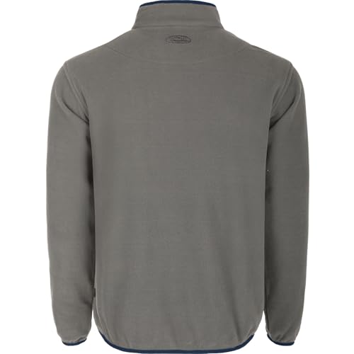 Image of Drake Waterfowl Men's Camp 2.0 Fleece Pullover | Hunting Anti-Pill Moisture Wicking 1 /4 Neck Snap Sweater with Chest Pocket