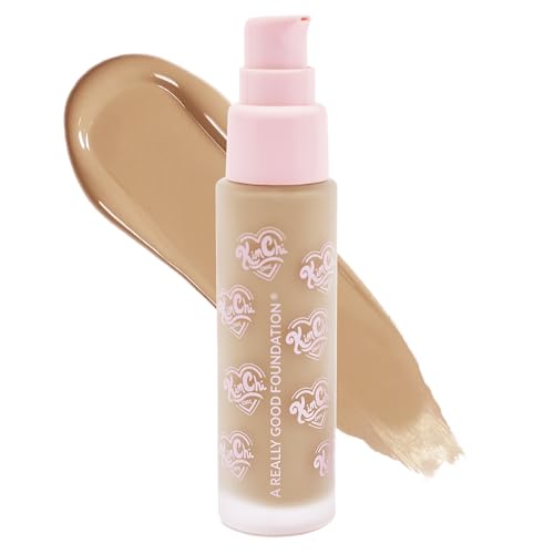 KimChiChic Beauty A Really Good Foundation | Medium to Full Coverage Makeup | Long-Lasting, Lightweight Formula | Vegan & Cruelty-Free, 1.0 fl. oz, 110L Light/Medium + Warm Undertones