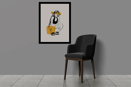 Image of BLINKART Trendy Abstract Wall Art Painting Print Design | Aesthetic Wall Decor Photo Artwork Frame Decoration Hanging For Home Bedroom Living Room Office Wall Decor | T061 | 13x10 Inches
