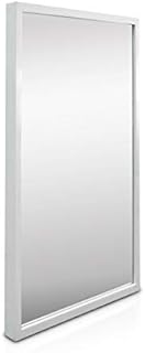 Classic by Casa Chic - Wall Mirror - 90x60 cm (2x3 feet) - Solid Wood - White